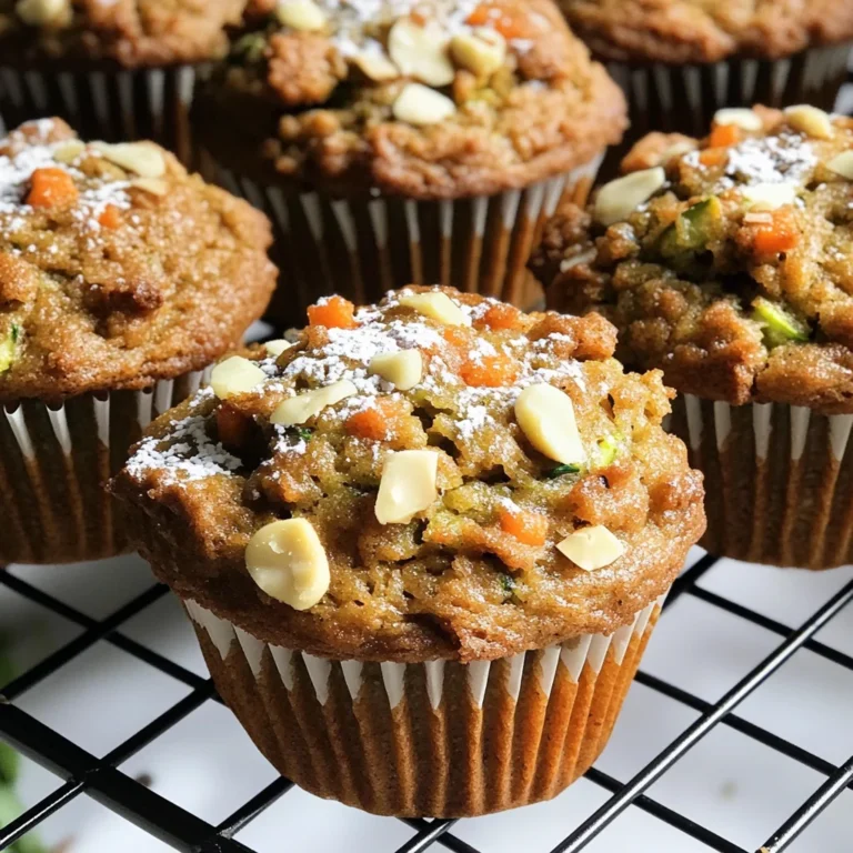 Carrot Cake Zucchini Muffins Recipe