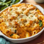 Cheesy Pumpkin Ricotta Pasta Bake