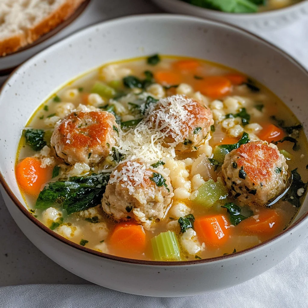 Chicken Meatball Soup