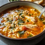 Chicken Orzo Tomato Soup Recipe