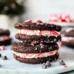 Chocolate Peppermint Sandwich Cookies