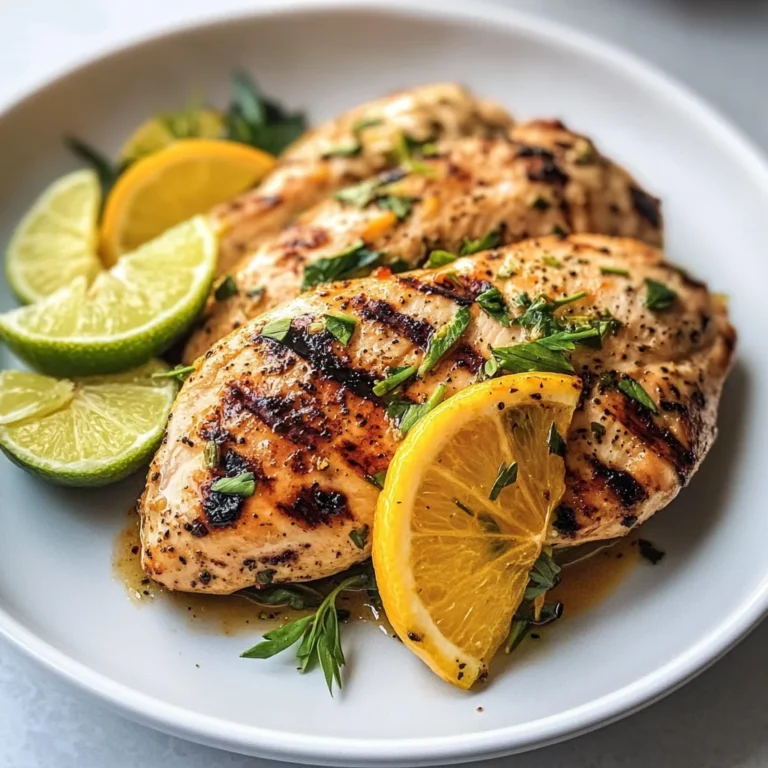 Citrus Dijon Grilled Chicken (Marinade)