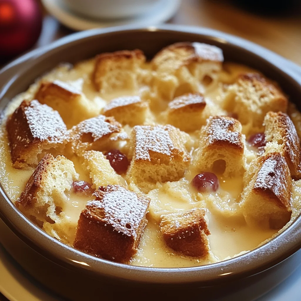 Eggnog Bread Pudding