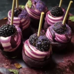 Forbidden Forest Blackberry Cheesecake Pops