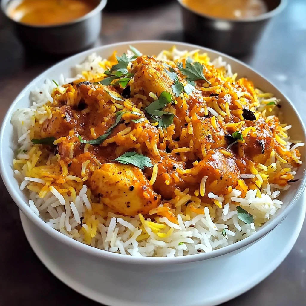 Fragrant Butter Chicken Biryani