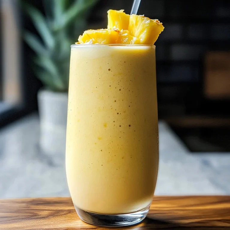 Healthy Pineapple Smoothie Recipe