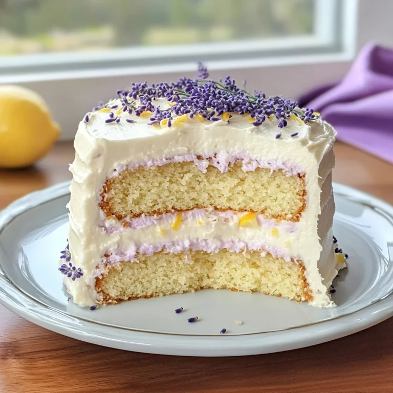 Lemon Lavender Dream Cake