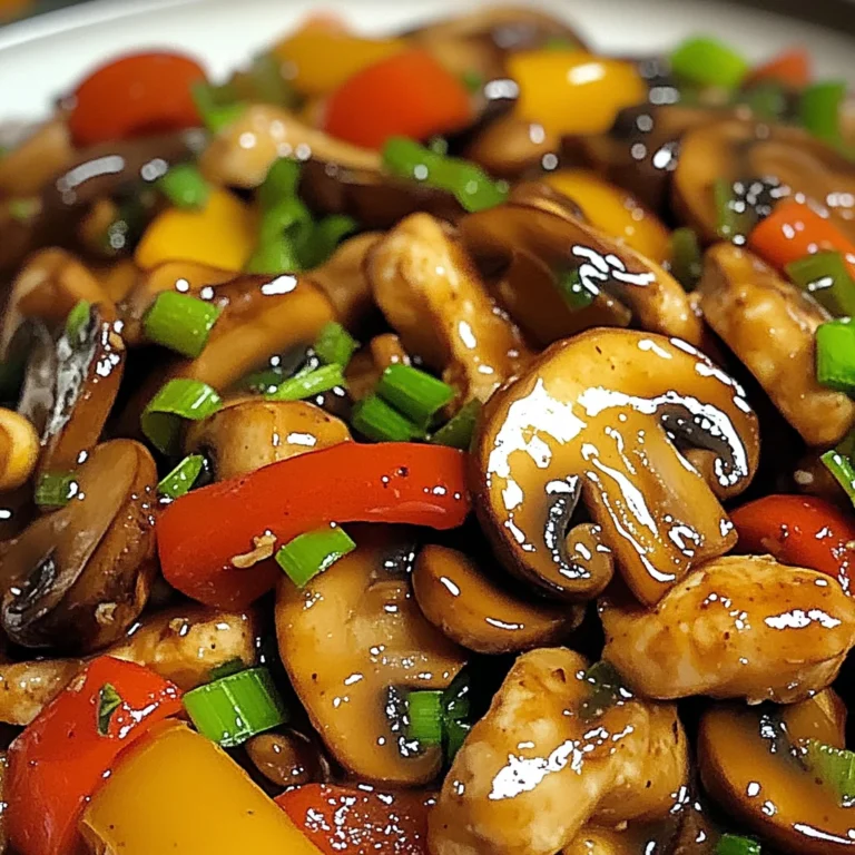 Make a Quick and Delicious Chicken and Mushroom Stir-Fry Tonight!