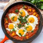 Pumpkin Shakshuka (Baked Eggs in Tomato Stew)