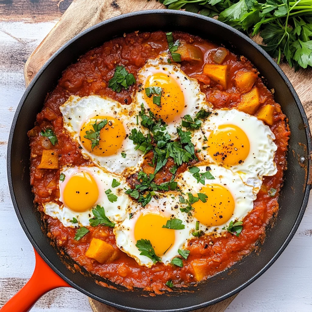 Pumpkin Shakshuka (Baked Eggs in Tomato Stew)