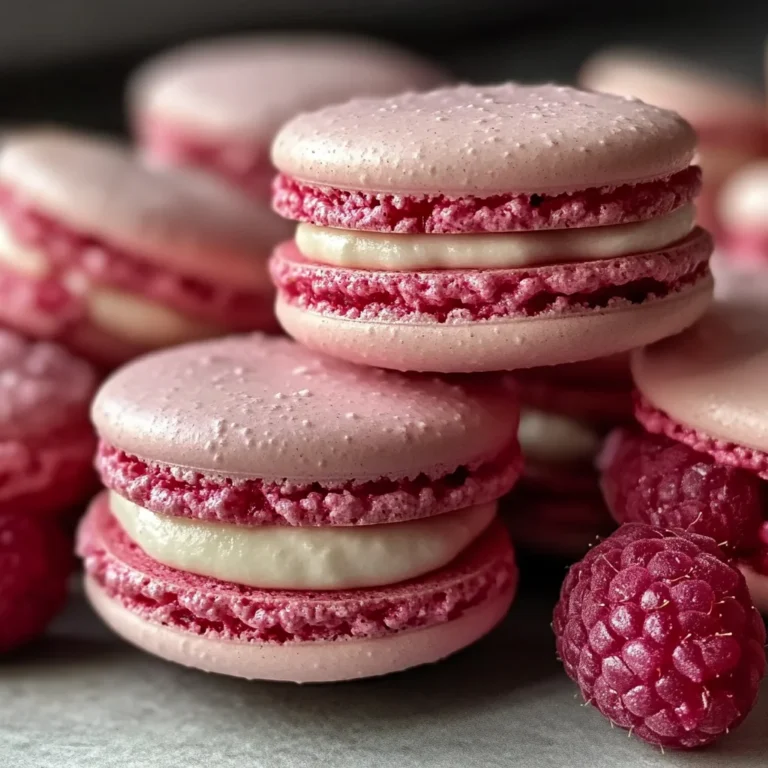 Raspberry Macarons Recipe