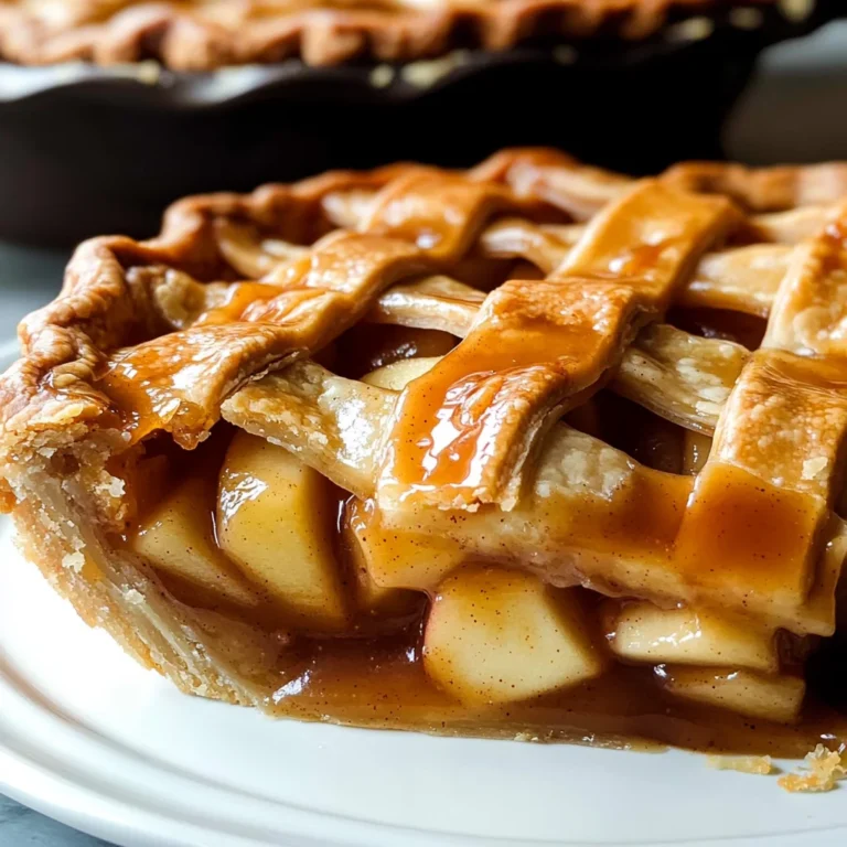 Salted Caramel Apple Pie