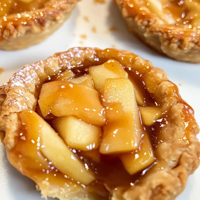 Salted Caramel Apple Pies