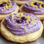 Soft Lemon Blueberry Cookies