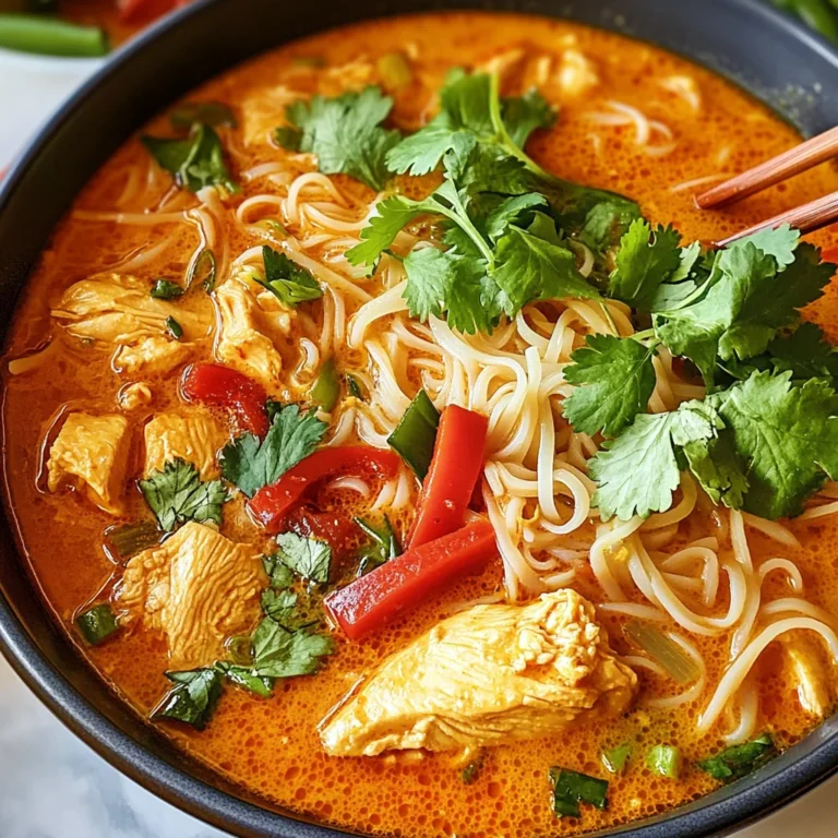 Thai Red Curry Noodle Soup