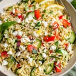 Easy Lemon Orzo Salad with Feta