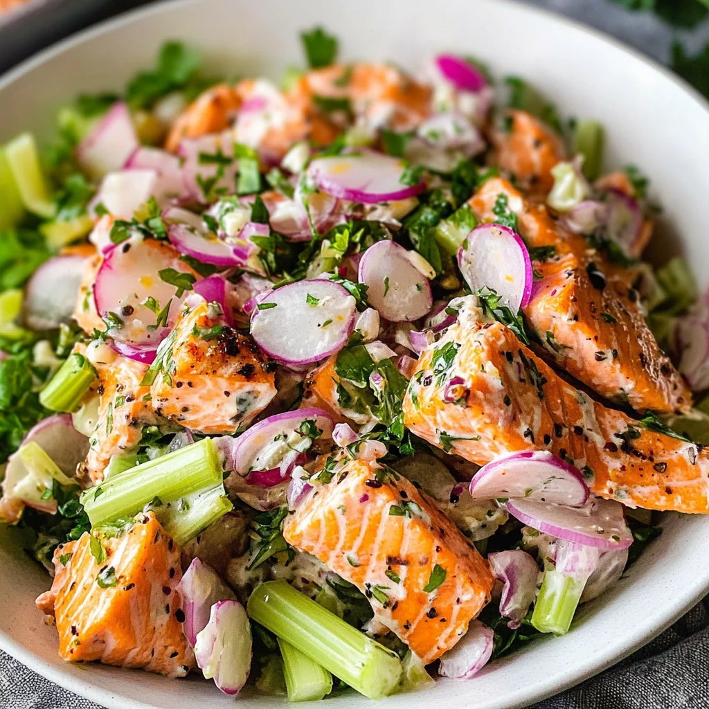 Flaky Salmon Salad