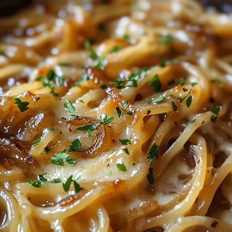 French Onion Pasta – Cozy, Savory & Comforting in Every Bite