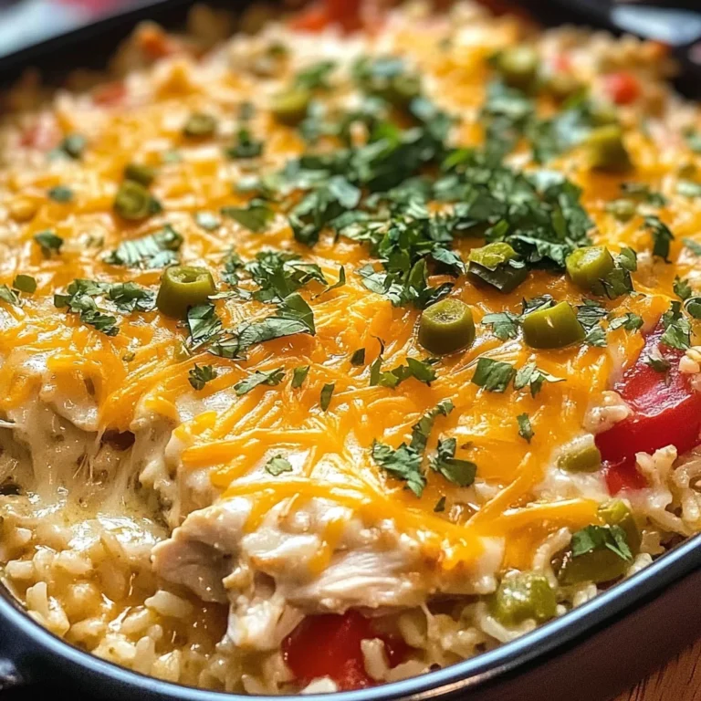 Green Chile Chicken and Rice Casserole