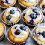 Juicy Blueberry Cream Cheese Muffins