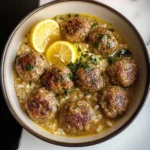 The Softest and Juiciest Greek Meatballs in Lemon Sauce